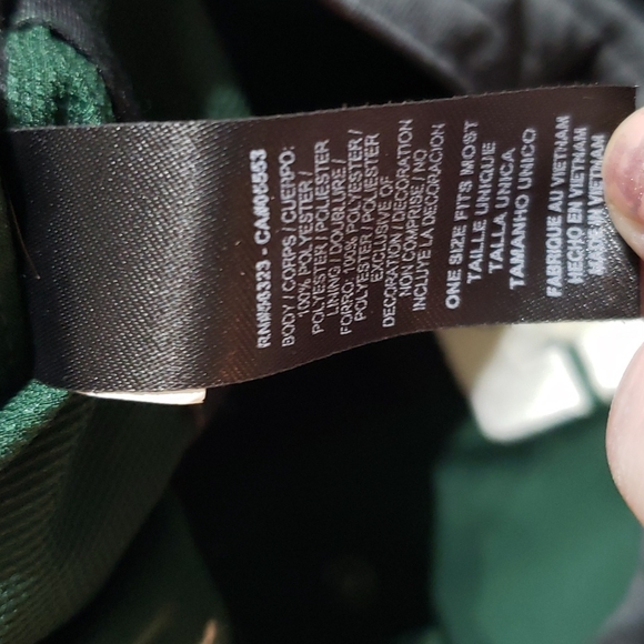 Nike One Size Fits Almost All Ajustable Golf Hat Green & White In Color - Picture 6 of 8